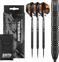 KOTO Imperial Dart Nyilak 21g Fekete 80% Tungsten Profi Dartpfeil Szett 3 Barrel 3 Flight 3 Shaft Kiegészítővel 1