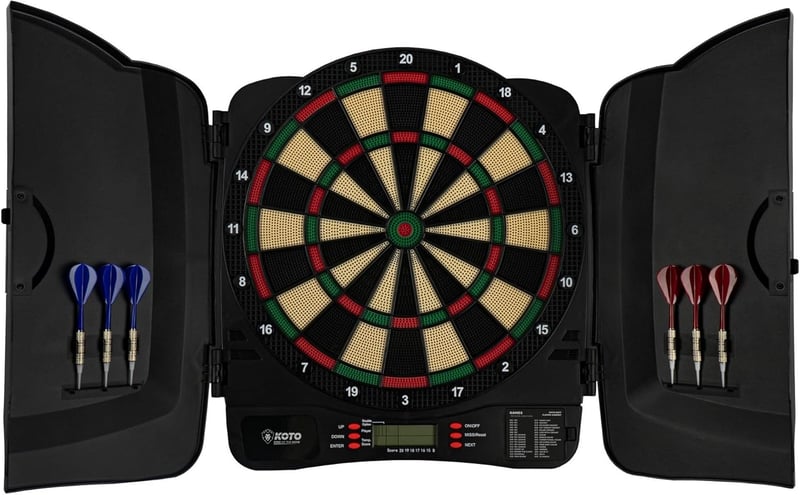 KOTO Soft Classic elektronikus darts tábla 32 játékkal és 590 variációval