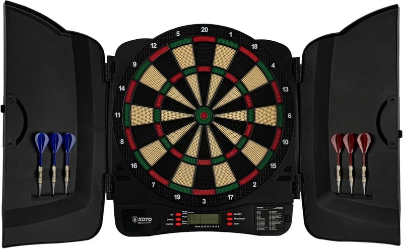 KOTO Soft Classic elektronikus darts tábla 32 játékkal és 590 variációval