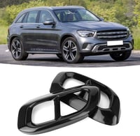 koulate Kipufogóvég Díszítő Borítás - 2 db Rozsdamentes Acél Kipufogócső Dekoráció Mercedes GLC GLE GLS W167 X253 X167 Modellekhez 3