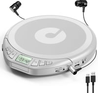 KOVCDVI hordozható CD lejátszó LCD kijelzővel, CD-R/RW/MP3/WMA támogatás, Anti-Shock - ezüst 1