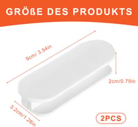 KOVOSCH 2 db öntapadó alumínium szekrényfogantyú 148 mm ezüst bútorajtó és fiókhoz 3