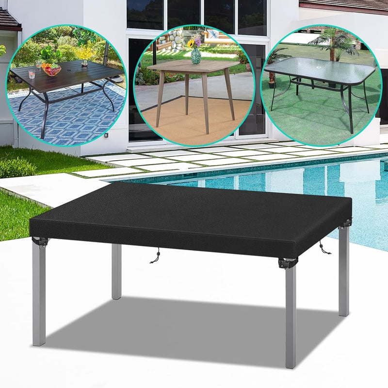 Kovshuiwe vízálló kerti asztal takaró 140x90x15cm téglalap alakú