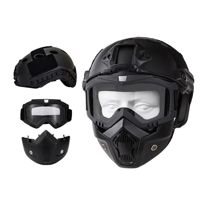 Koyheng PJ Fast airsoft kaciga s potpunom zaštitom za lice i NVG nosačem