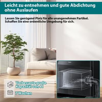 Koyieioo 12 ks náhradných vreciek na prach pre robotický vysávač Ecovacs Deebot T50 / T50 PRO Gen2 / Gen3, kompatibilné, veľká kapacita 3,5 l 7