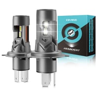 LED žiarovky KOYOSO H4 100W 26000LM – súprava do automobilových svetlometov 9003/HB2, stretávacie a diaľkové svetlá, 6500K biela 1