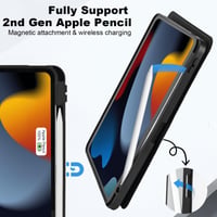 Obal otočný o 360° pre iPad Air 11" M4 2026/M3 2025/M2 2024 a iPad Air 10,9" 4./5. gen. s akrylátovým priehľadným zadným krytom a držiakom na pero 3