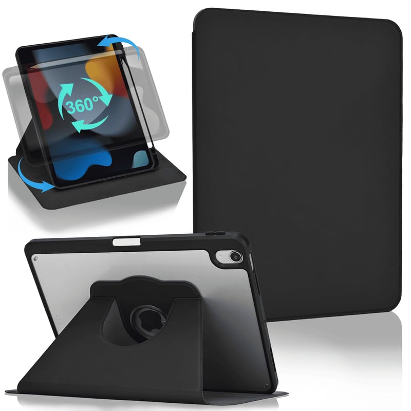 Obal otočný o 360° pre iPad Air 11" M4 2026/M3 2025/M2 2024 a iPad Air 10,9" 4./5. gen. s akrylátovým priehľadným zadným krytom a držiakom na pero