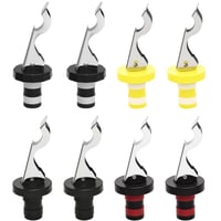 KQDRAVINE Dop pentru sticle de bere cu levier, 8 bucăți, dop universal pentru vin, șampanie și sticle de sticlă, set de dopuri pentru pahare de bere 1