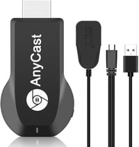 KQLHLHDYZ Bezdrôtový adaptér displeja, 4K 1080P HDMI WiFi zrkadlenie obrazovky, Miracast Airplay DLNA, pre iPhone iOS Android TV projektor 1