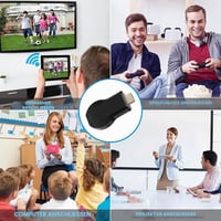 KQLHLHDYZ Bezdrôtový adaptér displeja, 4K 1080P HDMI WiFi zrkadlenie obrazovky, Miracast Airplay DLNA, pre iPhone iOS Android TV projektor 8