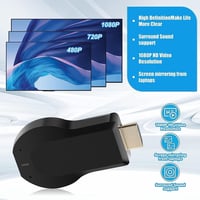 KQLHLHDYZ Bezdrôtový adaptér displeja, 4K 1080P HDMI WiFi zrkadlenie obrazovky, Miracast Airplay DLNA, pre iPhone iOS Android TV projektor 4