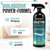 Spray de curățare enzimatic KRAFTPROTZ 750 ml – Soluție organică de curățare pentru îndepărtarea petelor și a mirosurilor 4