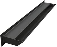 Grilaj de ventilație KRATKI pentru aer cald, pentru șemineu, 6 x 60 cm, negru, cu jaluzele la 45 de grade, termorezistent, pentru interioare moderne 4