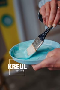 Vopsea acrilică lichidă KREUL Triton - Albastru ultramarin, 750 ml, calitate pentru studiouri de artă, uscare mată intensă 5