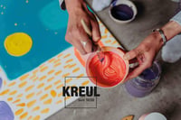 Vopsea acrilică lichidă KREUL Triton - Albastru ultramarin, 750 ml, calitate pentru studiouri de artă, uscare mată intensă 8