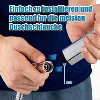 Krobec Kézi Zuhanyfej 130mm - Króm Esőztető Zuhanyrózsa 3 Vízsugár Típussal, Masszázs Funkcióval, Öntisztító Fúvókákkal, Univerzális G1/2 Me 6