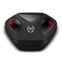 Herné slúchadlá KROM KALL Bluetooth 5.3 so vstavaným mikrofónom, funkciou Push-to-Talk, 12-hodinovou výdržou batérie, nabíjacím puzdrom a USB-C káblom, čierne 7
