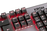 Mechanická herná klávesnica KROM Kernel – španielske rozloženie, RGB LED podsvietenie, 9 svetelných efektov, 11 multimediálnych tlačidiel, čierna 8