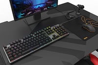 Mechanická herná klávesnica KROM Kernel – španielske rozloženie, RGB LED podsvietenie, 9 svetelných efektov, 11 multimediálnych tlačidiel, čierna 9