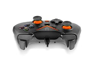 Controller Gaming USB KROM KEY, Vibrații Duble, Joystick Analogic și Trăgaci, Iluminare de fundal, Funcție Turbo, Compatibil PC/PS3/Android, Negru 6
