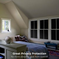 Kromapolis Matt Ablakfólia - Fekete Átlátszatlan Statikus Tapadású Hőszabályozó Fólia Fürdőszobába, Irodába, Otthonra - 60x200 cm 4