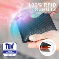 KRONIFY férfi bőr pénztárca RFID védelemmel, 13 kártyahellyel, érmetatartóval 2