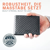 KRONIFY férfi bőr pénztárca RFID védelemmel, 13 kártyahellyel, érmetatartóval 6