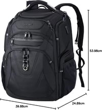 KROSER 18.4" Férfi Laptop Hátizsák USB Töltőporttal, Vízálló Munka és Utazási Táska 8