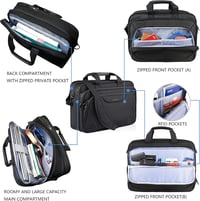 KROSER 18 Inch Laptop Táska 17.3" Vízálló Válltáska Utazáshoz Munkához Iskolához 6