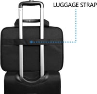 KROSER Laptop Táska 15,6 Colos Üzleti Aktatáska Fekete/Kék Színben - Férfi és Női Notebook Táska 8