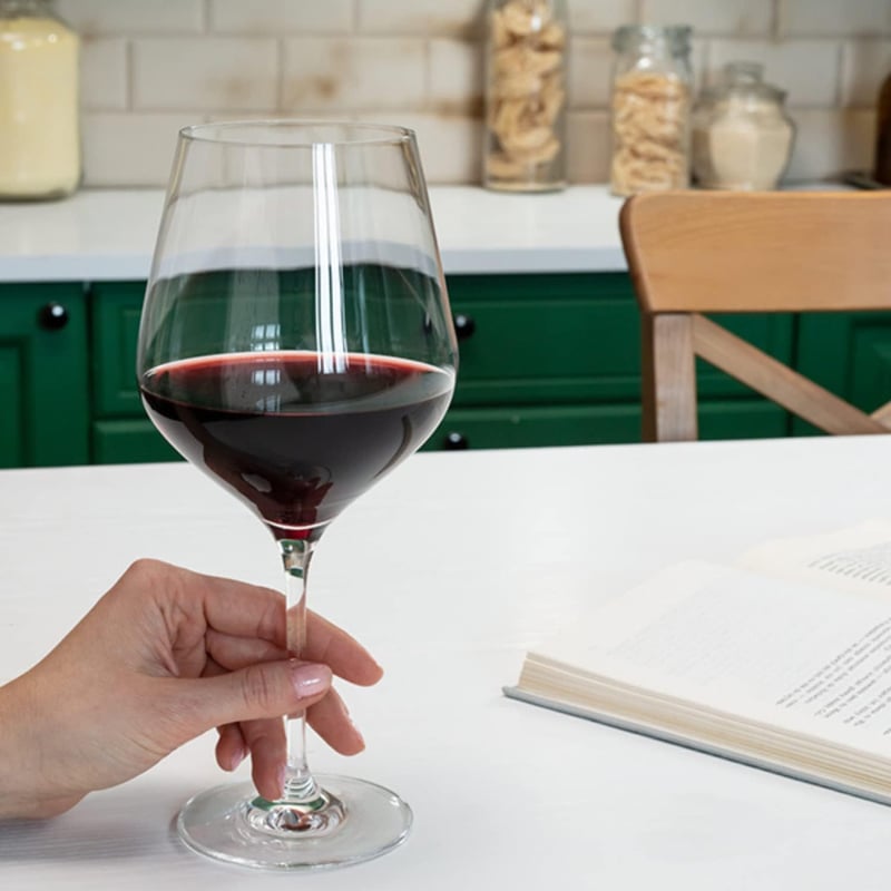 Krosno Burgundi Vörösbor Pohár Szett 6db 860ml Splendour Kollekcó