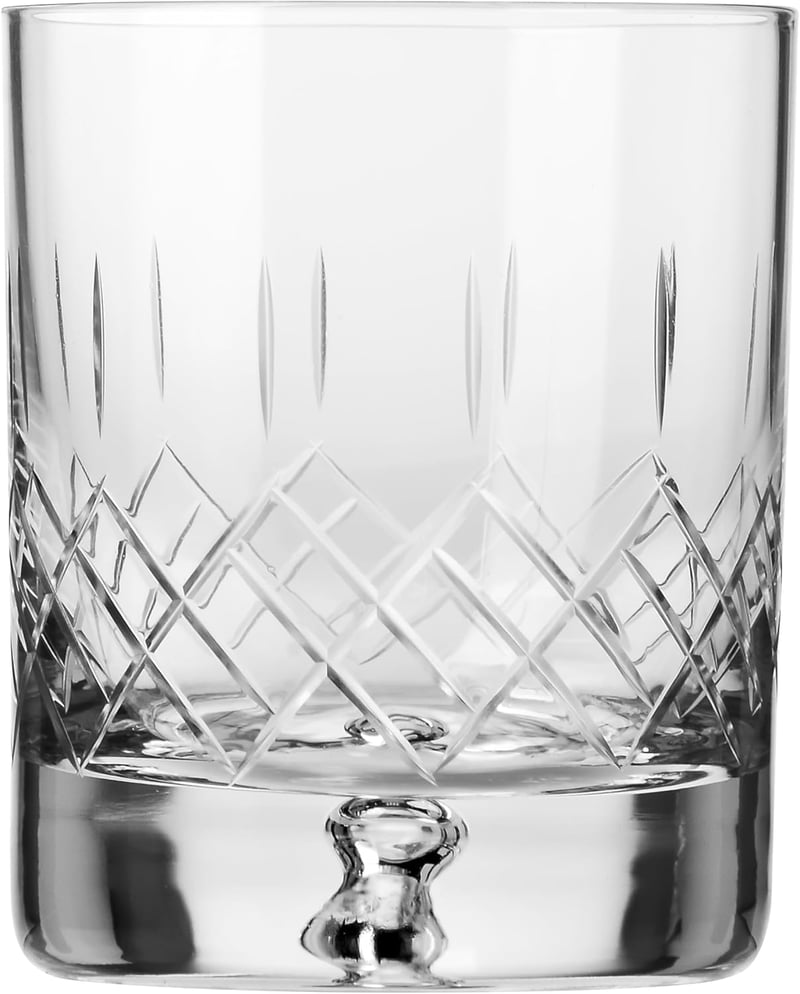 KROSNO Saga Whisky pohár szett 250ml 4db kristályüveg kézműves