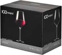 Krosno vörösbor pohár szett 6 db 490 ml kristályüveg 8