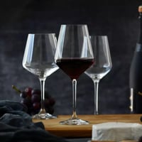 Krosno vörösbor pohár szett 6 db 490 ml kristályüveg 7