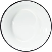 KRÜGER 32 cm-es fehér zománcozott tál konyhai használatra 2