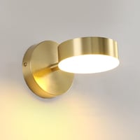 KRUIHAN LED Fali Lámpa 350° Forgó Modern Három Szín Hálószoba Nappali Fürdőszoba 1