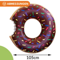 Colac de înot pentru adulți KRUMAD 105 cm, Inel gonflabil pentru înot cu design modern, pentru plajă și piscină 2