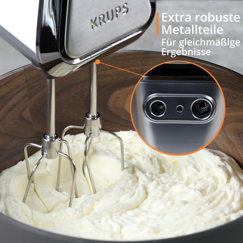 Krups 3Mix GN9101 kézi mixer 750W sebességszabályzóval és turbó funkcióval