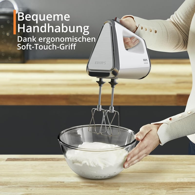 Krups 3Mix GN9101 kézi mixer 750W sebességszabályzóval és turbó funkcióval
