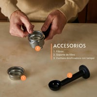 Pákový kávovar Krups Authentic XP381B, 15 bar, 2 l, parná tryska - sivá/krémová 7