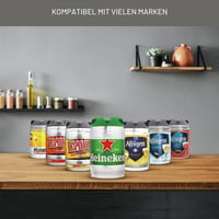 Krups BeerTender Sörcsap Fekete Edition 5 literes Heineken Hordókhoz Jelzőfénnyel 5