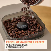 Espressor automat KRUPS Coffee Crush Extra, 15 bari, ultra-compact, lățime 15 cm, bej 7