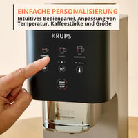 Espressor automat KRUPS Coffee Crush Extra, 15 bari, ultra-compact, lățime 15 cm, bej 6