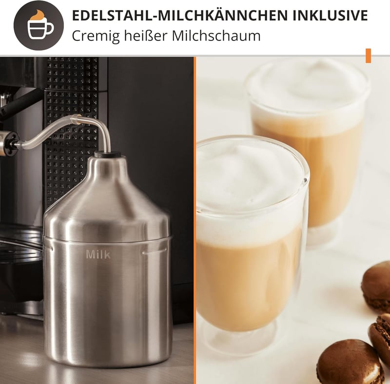 KRUPS automata kávéfőző 1,8 l 15 bar AutoCappuccino rendszer LCD kijelzővel