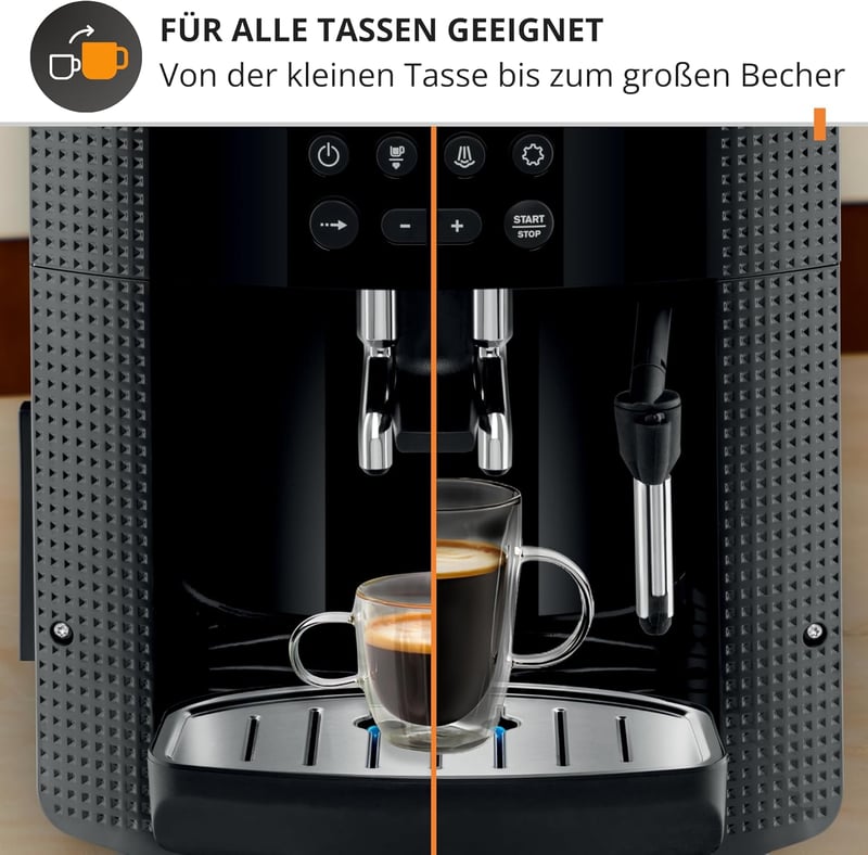 KRUPS automata kávéfőző 1,8 l 15 bar AutoCappuccino rendszer LCD kijelzővel
