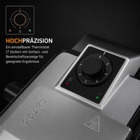 Krups FDD95D Professional profesionálny dvojitý vafľovač, 2 vafle naraz, otočný, 7 stupňov opečenia, nepriľnavý povrch, vhodný do umývačky riadu, 1200 W, čierny 4