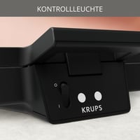 Krups FDK 451 szendvicssütő 850W fekete, 25x12cm grillezőlappal 5