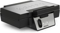 Krups FDK Iconic 850W gofrisütő kerámia bevonattal, függőleges tárolás, fekete 1