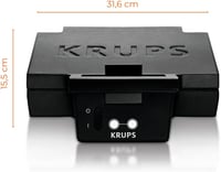 KRUPS FDK461 szendvicssütő kerámia bevonattal 850W fekete 6